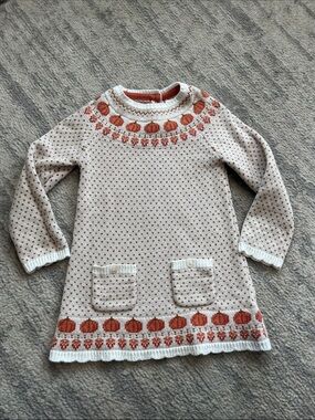Max Studio Cream Knit Pumpkin Dress